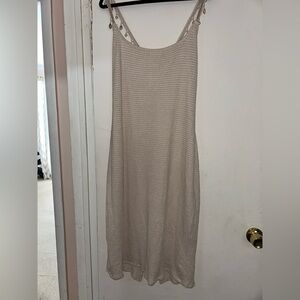 Wild Fable Cream Knit Midi Dress